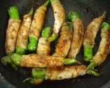 ～京野菜～甘長とうがらしの肉巻き☆作り方7写真