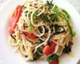 塩昆布でそうめんチャンプルー作り方5写真