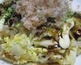 卵とキャベツだけでお好み焼き風～作り方11写真