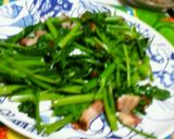 空芯菜と豚肉のさっと炒め作り方5写真