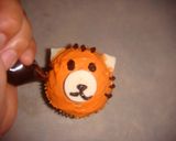 カップケーキ動物デコレーション4 トラ作り方7写真