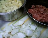 肉じゃがオムレツ作り方1写真