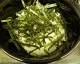 から揚げ丼　九条ネギとキャベツ　弁当に！作り方1写真
