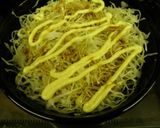 から揚げ丼　九条ネギとキャベツ　弁当に！作り方3写真