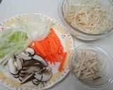 豚肉のすき焼き風山かけ丼作り方2写真