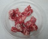 豚肉のすき焼き風山かけ丼作り方3写真