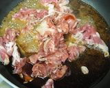 豚肉のすき焼き風山かけ丼作り方5写真