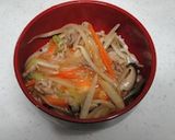 豚肉のすき焼き風山かけ丼作り方10写真