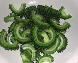 ゴーヤとトマトのキーマカレー作り方1写真