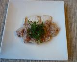 酒蒸し鶏は梅みぞれ作り方7写真