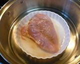酒蒸し鶏は梅みぞれ作り方2写真