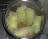 白菜と豚バラ肉の重ね巻きコンソメ煮作り方3写真