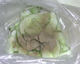 らっきょう酢で白瓜のピクルス作り方2写真