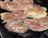 チーズ載せ　チキン・カチャトーラ作り方3写真