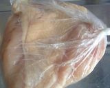 フライパンで、焼き鶏はむ作り方3写真