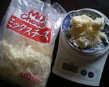 チーズケーキのようなホットケーキ♪作り方1写真