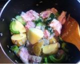 夏バテ防止！ゴーヤとじゃが芋のカレー作り方4写真