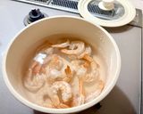 エビとブロッコリーとしめじ塩昆布わさびマヨサラダ作り方2写真