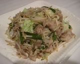 基本の”キ”、男料理の肉野菜炒め作り方8写真