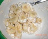 バナナのクリームチーズ和え作り方1写真