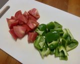 とりむね肉とトマトの酢豚風～☆作り方2写真
