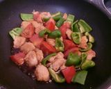 とりむね肉とトマトの酢豚風～☆作り方4写真