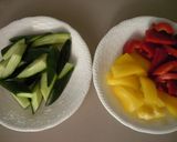 うなぎと夏野菜のピリ辛炒め作り方1写真