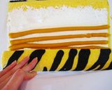 とら柄のパンプキンロールケーキ作り方30写真