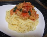 簡単❤トマトの冷製パスタ❤作り方8写真