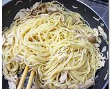 ササミ＆シメジ ♪ ペペロンチーノ ♪作り方6写真
