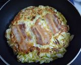 下宿生応援レシピ！豚玉お好み焼き☆作り方5写真