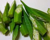 オクラの塩きんぴら作り方1写真