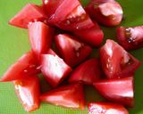 鶏むね肉とトマトとオクラのナンプラー炒め作り方4写真