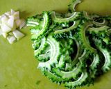 ゴーヤのにんにく醤油漬け作り方1写真