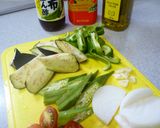 ★夏野菜のあっさりアセロラポン酢炒め★作り方2写真