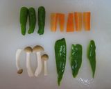ししとうde中華丼作り方1写真