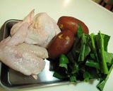 鶏手羽先とじゃがいもの蒸し煮炒め作り方1写真