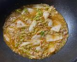 とろける♪冷凍白菜とひき肉の麻婆炒め作り方3写真