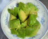 わさび醤油で～鮭とアボカドの和風パン粉焼作り方1写真