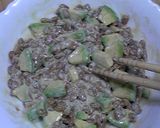 アボカド＆納豆の油揚げ包み焼き☆作り方1写真