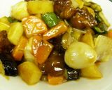 酢豚丼作り方1写真