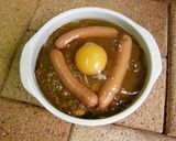簡単 焼きカレー　ウィンナー　卵　チーズ作り方4写真