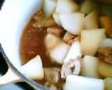 水なしで作る大根と白ねぎの煮物作り方4写真