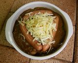 簡単 焼きカレー　ウィンナー　卵　チーズ作り方5写真