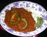 ゴーヤとトマトのキーマカレー作り方7写真