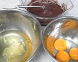 マーブルシフォン(チョコチップ×ココア)作り方2写真