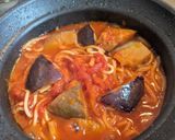 【シンプル】トマト缶と〇〇のパスタ作り方4写真