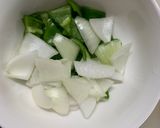肉無チクワ洋風味噌すき焼き味野菜炒め作り方5写真