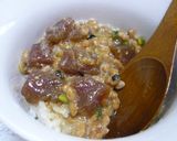 まぐろ☆ユッケ作り方5写真