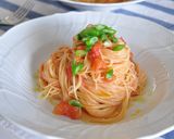 お店の味が簡単に♪トマトの冷製パスタ作り方7写真
